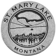 Glacier National Park token front