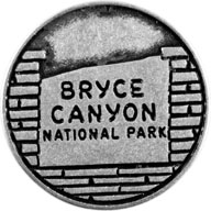 Bryce Canyon National Park token back