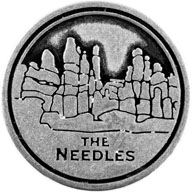The Needles token front