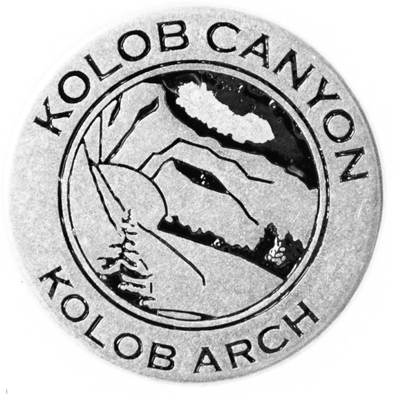 Kolob Arch, Kolob Canyon token front