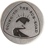 Glacier National Park token back
