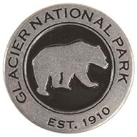 Glacier National Park token back
