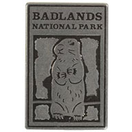 Badlands National Park token front