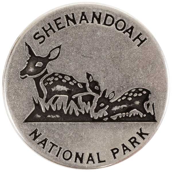 Shenandoah National Park token back