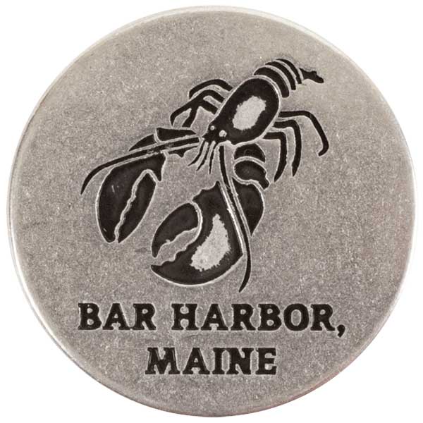 Bar Harbor token back