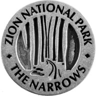 Zion National Park token front