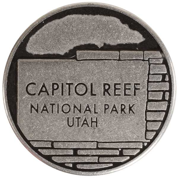 Capitol Reef National Park token back