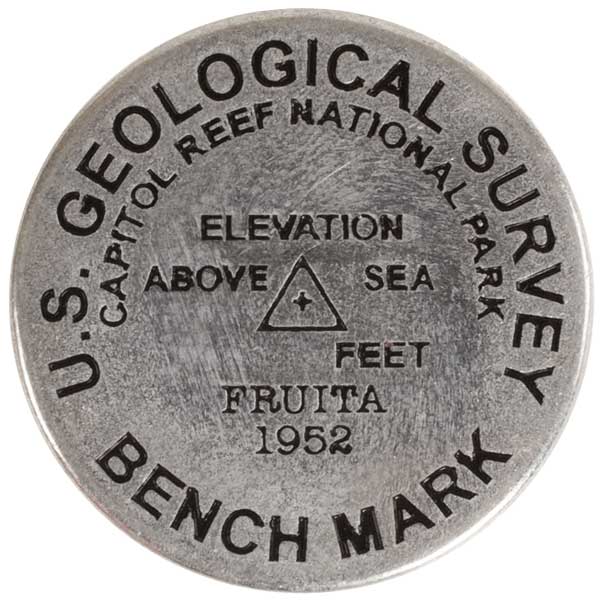 Capitol Reef National Park token front