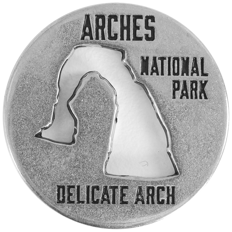 Arches National Park token back