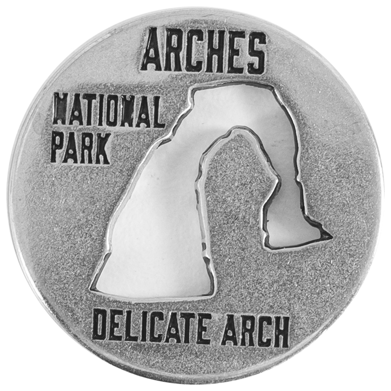 Arches National Park token front