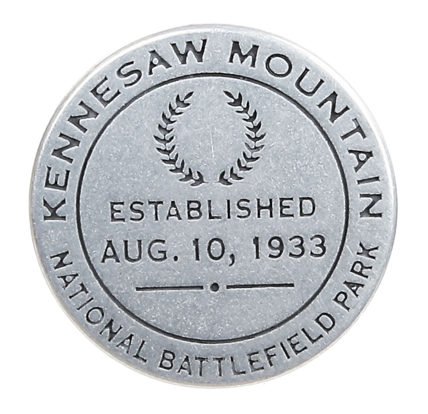 Kennesaw Mountain token front